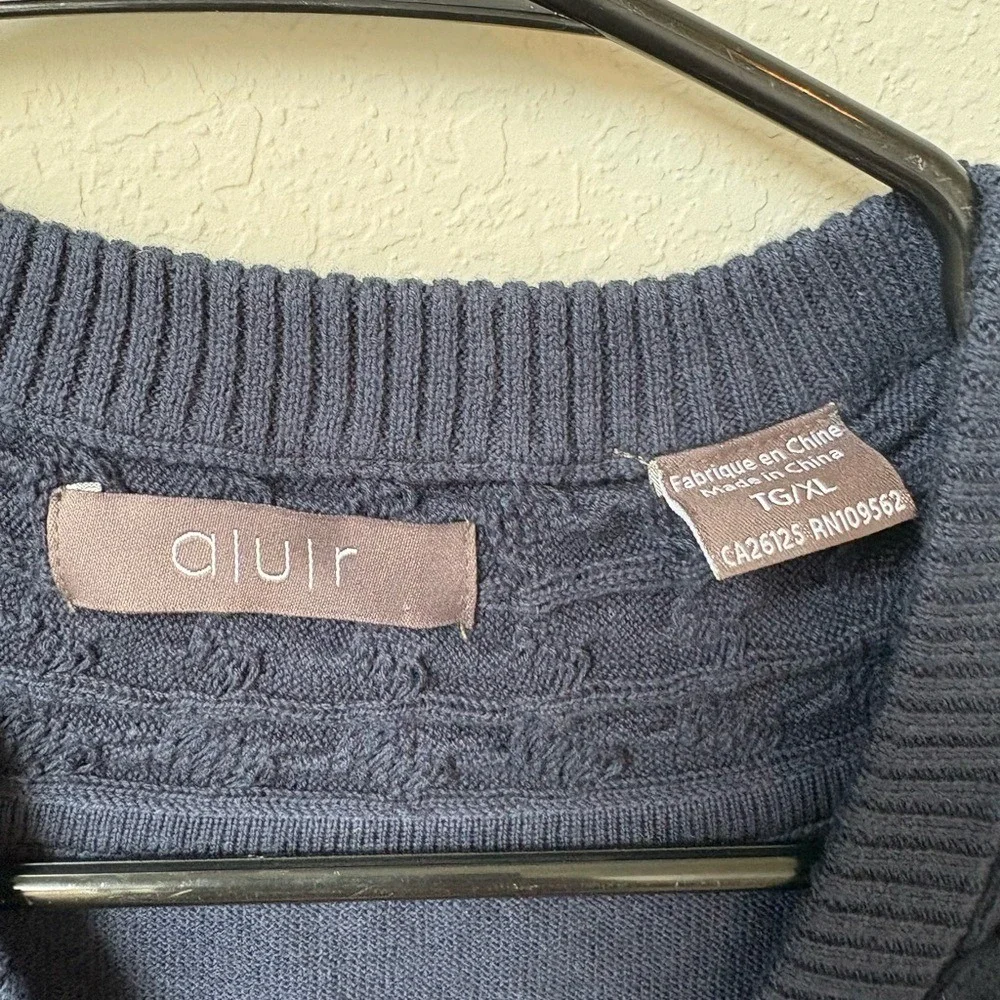 Alulr Knit Sweater Golf Vest Preppy Golf‎ Country Club Tennis Pickleball Sporty